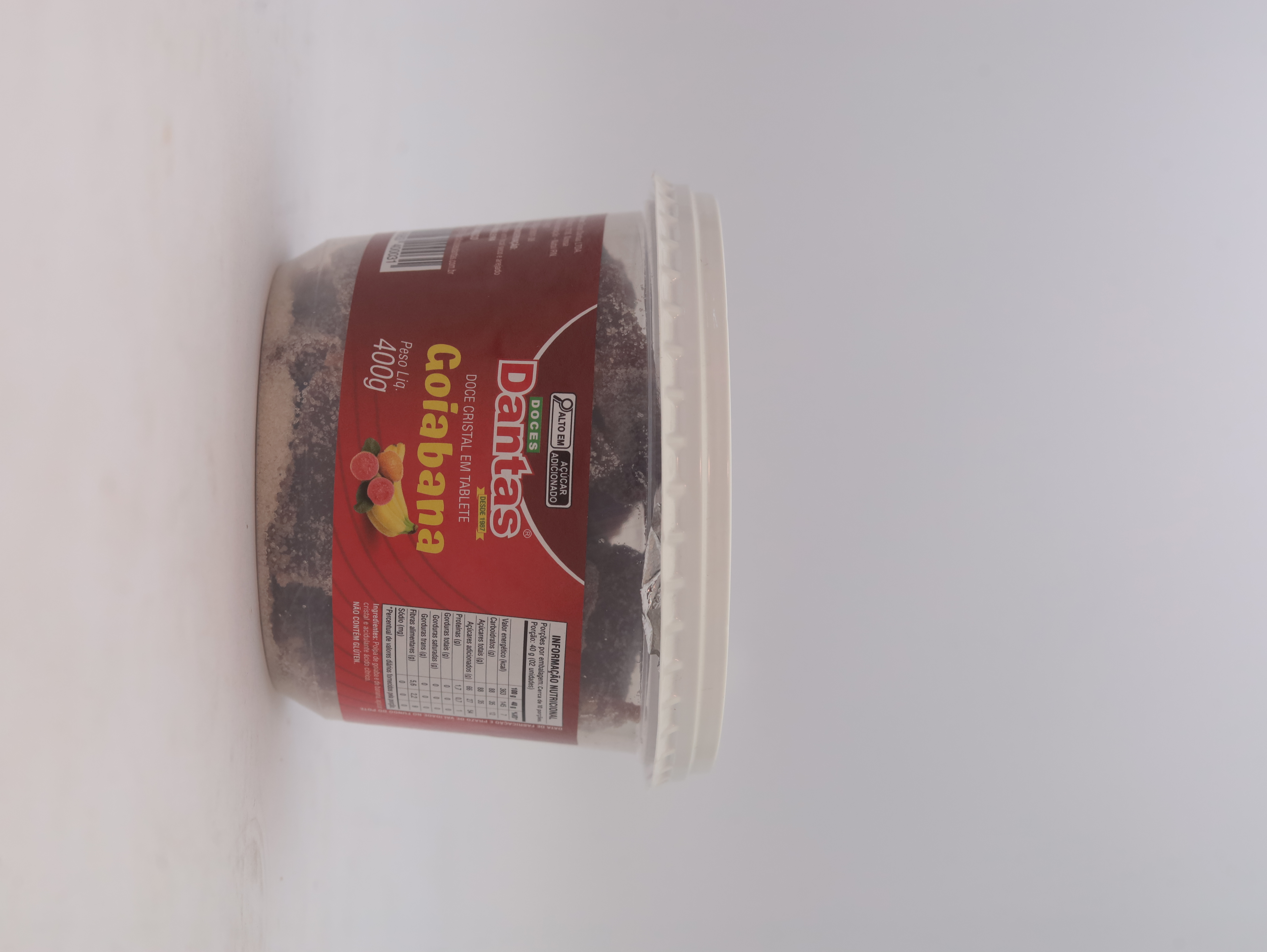 Doce Cristalizado em Tablete - Goiabana – 12x400g